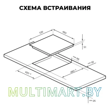 Электрическая варочная панель LEX EVH 430A BL картинка 3